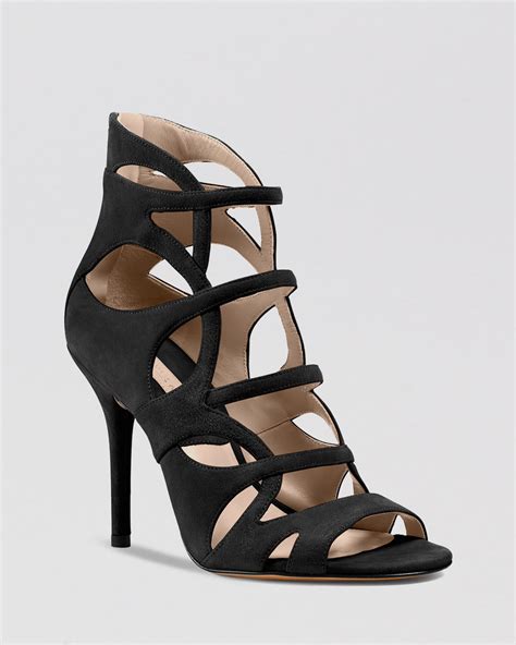 michael kors high heels black